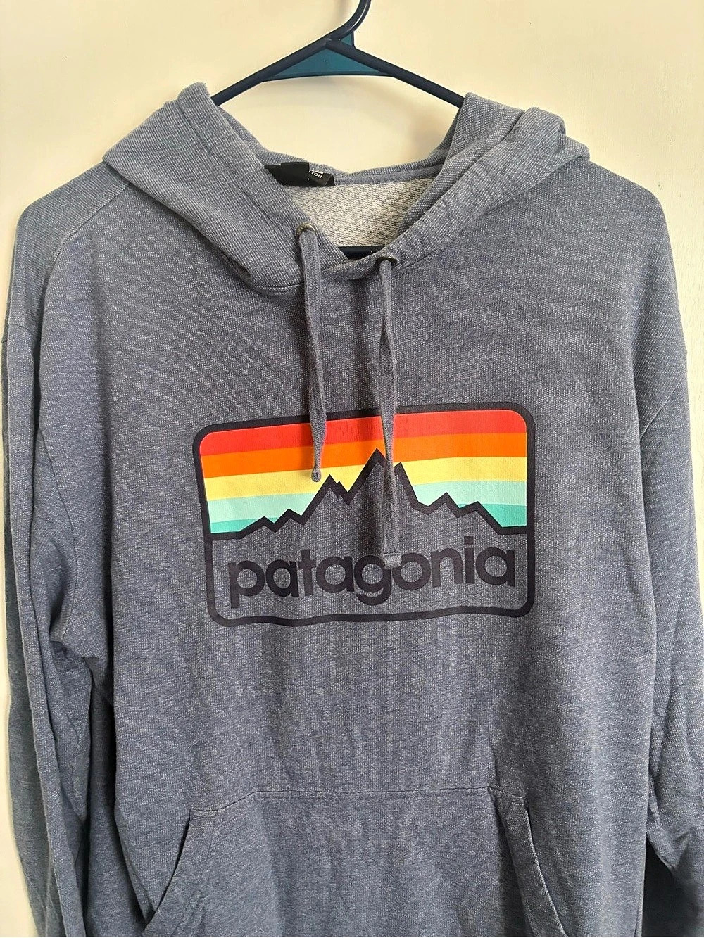 Patagonia Shop Sticker Uprisal Hoody Organic Cotton Gray Medium